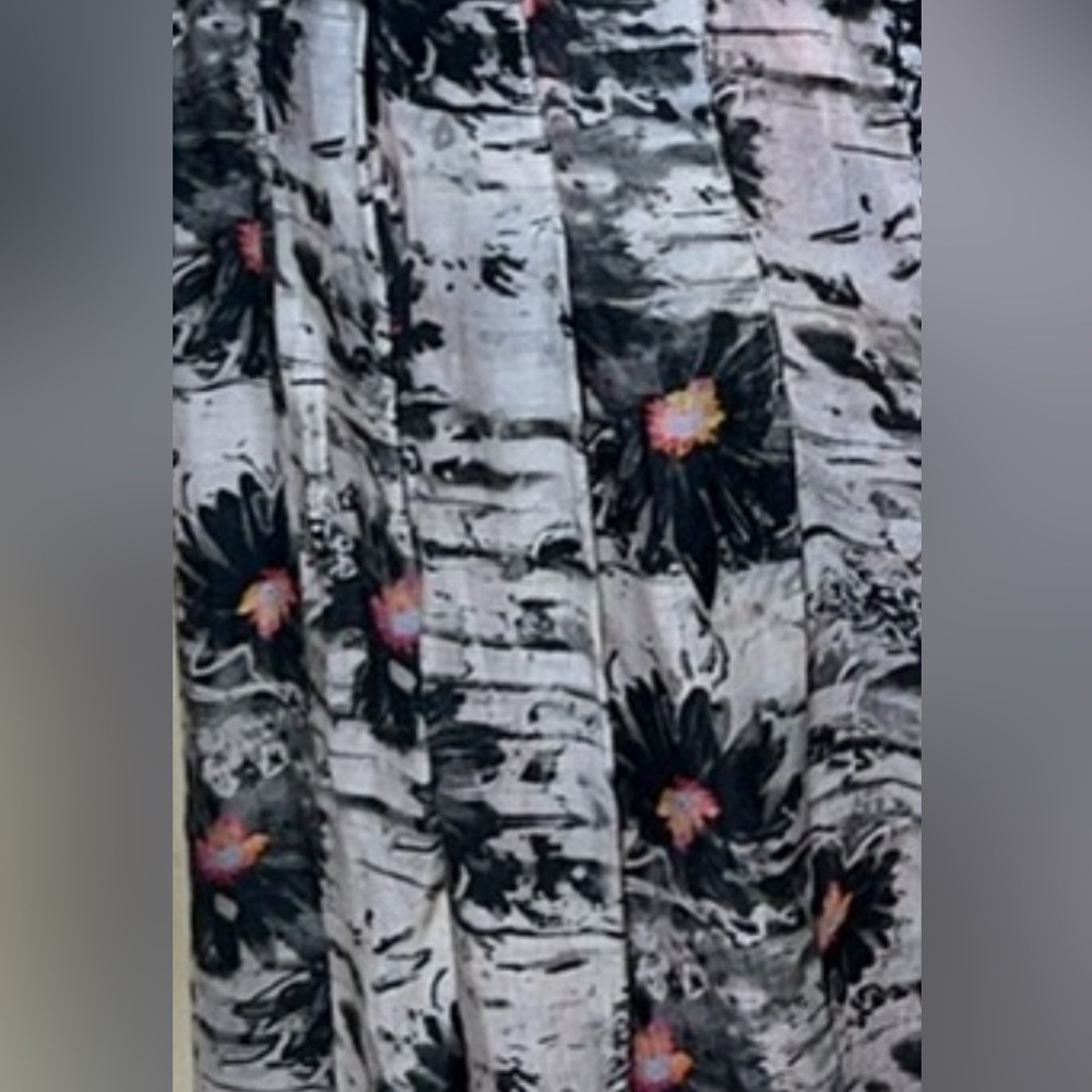 Stevie Howell luxury cotton silk small medium maxi dress - Picture 2 of 4